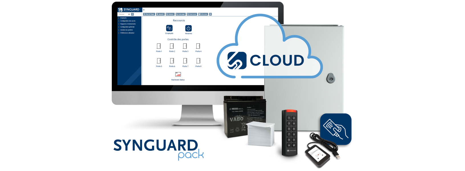 Synguard PACK8 gestion des accès petits systèmes